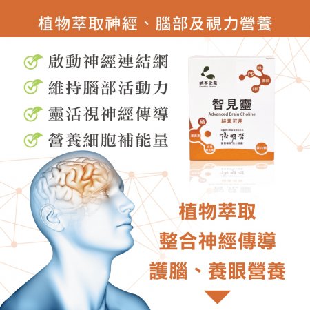 【Hanben 涵本】智見靈 Advanced Brain Choline (15包/盒) 3